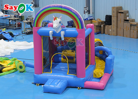 Dinosaur Inflatable Bounce House Water Slide Combo Commercial Bouncy Castle