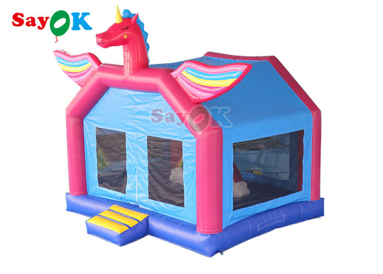 Moon Inflatable Bouncers For Party Unicorn Jumping Bounce Castle House With Slide