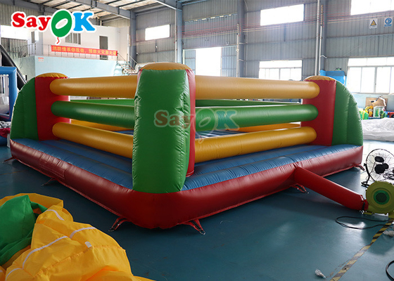 Outdoor Competition Inflatable Sports Games Oxford Boxing Ring For Kids 5x5x1.5m