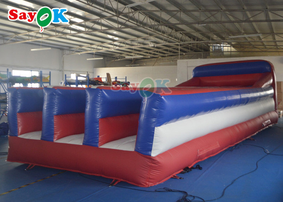 Funny Inflatable Sports Games Commercial Bungee Run Inflatable Race Game Bungee Runway