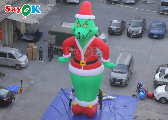 OEM Inflatable Cartoon Characters Blow Up Grinch Oxford Film Model