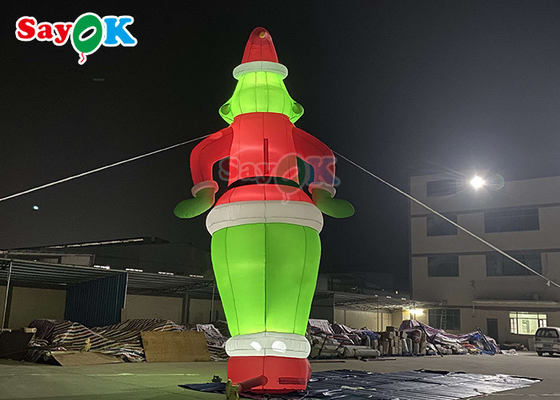 Giant Inflatable Dog Cartoon Characters Inflable Grinch Balloon Santa Christmas For Decoration