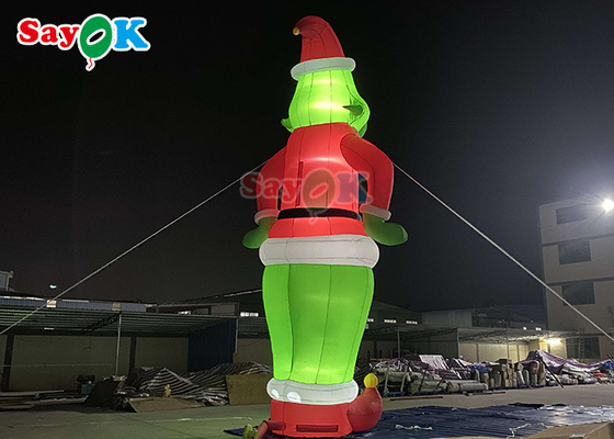 Giant Inflatable Dog Cartoon Characters Inflable Grinch Balloon Santa Christmas For Decoration