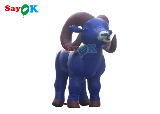 Inflatable Animals 7.5m Inflatable Goat Animals Model Balloons Custom Inflation Riding Goat Advertising