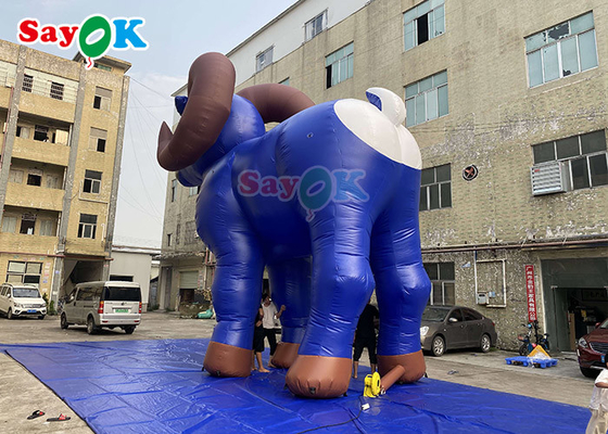 Inflatable Animals 7.5m Inflatable Goat Animals Model Balloons Custom Inflation Riding Goat Advertising