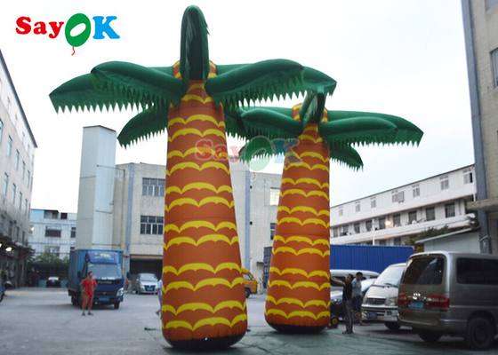 190t Oxford Cloth Inflatable Stage Decoration Artificial Airblowing Coconut Palm Tree