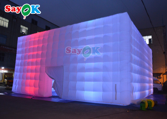 PVC Automatic Inflatable Lawn Tent  10x10x5m Inflatable Led Party Tent