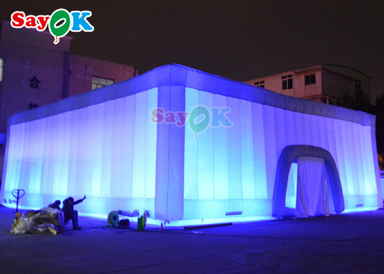 Inflatable Cube Tent Adults Outdoor Event Party Night Club Air Blow Up Tents