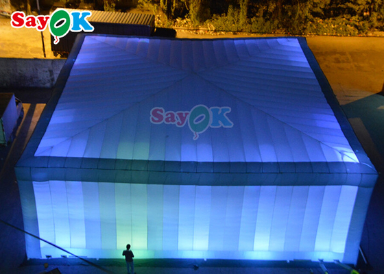 Inflatable Cube Tent Adults Outdoor Event Party Night Club Air Blow Up Tents