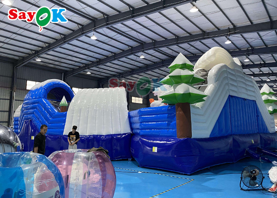 Inflatable Sea Snail Land Slide Water Park Beach Commercial Amusement Water Games Swimming Pool For Kids