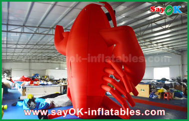 Inflatable Party Decorations Giant Inflatable Cartoon Characters Lobster Crawfish Festival For Advertising