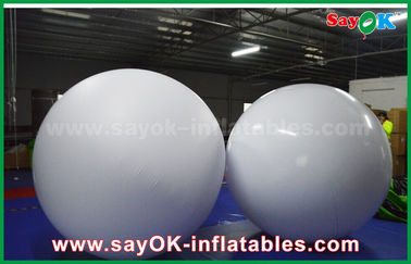 LED Lighting Inflatable Balloon 0.2mm PVC Throwing Ball For Vocal Concert / Event
