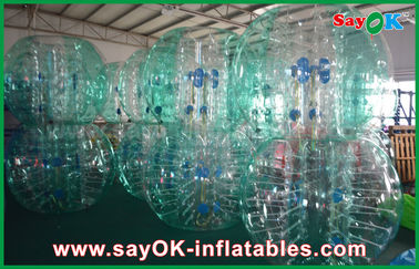 Inflatable Lawn Games Clear / Red / Blue Inflatable Soccer Bubble Ball Giant Human Bubble Ball