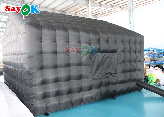 Custom Black Large 20ft Inflatable Air Tent Portable Party LED Lighting Inflatable Nightclub
