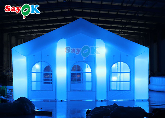 Custom Outdoor Inflatable Tent Party Night Club Structure Inflatable Bar Tent White Color