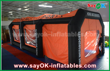 8 X 4m Big PVC Commercial Grade Inflatables Car Spray Booth For Waterproof