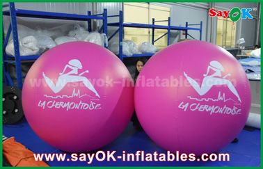 Giant 2m DIA PVC Red Inflatable Balloon Outdoor Advertising Inflatable Helium Balloon