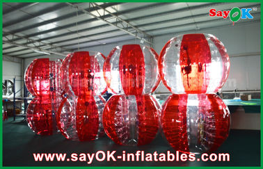 Inflatable Backyard Games PVC TPU Bubble Inflatable Sports Games Football Soccer Bumper Ball For Match / Playing