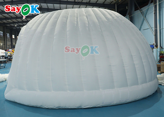 Outdoor PVC Oxford Inflatable Family Tent Panorama Dome White Wedding Inflatable Marquee Tent