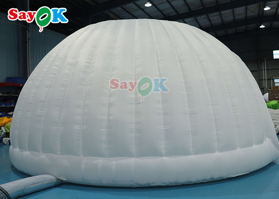 Outdoor PVC Oxford Inflatable Family Tent Panorama Dome White Wedding Inflatable Marquee Tent