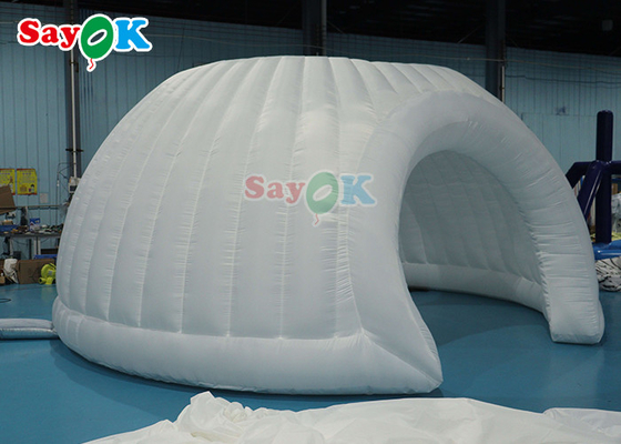 Outdoor PVC Oxford Inflatable Family Tent Panorama Dome White Wedding Inflatable Marquee Tent