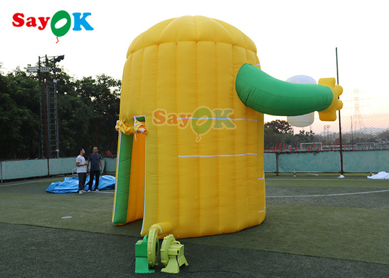 Oxford Inflatable Air Tent Lemon Cartoon Booth Aerated Custom Made Inflatable Lawn Tent