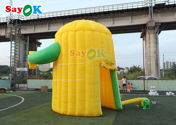 Oxford Inflatable Air Tent Lemon Cartoon Booth Aerated Custom Made Inflatable Lawn Tent