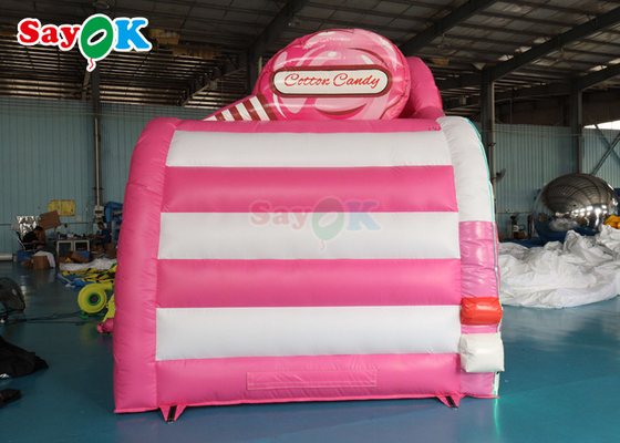 Pop Corn Shape Drink Bar Booth Inflatable Air Tent Food Truck Cotton Candy Theme Kiosk