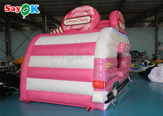Pop Corn Shape Drink Bar Booth Inflatable Air Tent Food Truck Cotton Candy Theme Kiosk