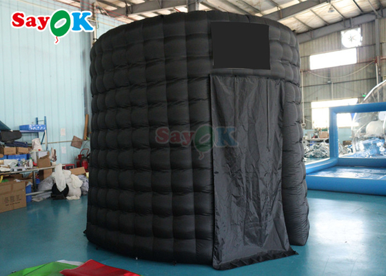 Portable Customized Air 360 Photo Booth Enclosure Inflatable Cube Backdrop Tent