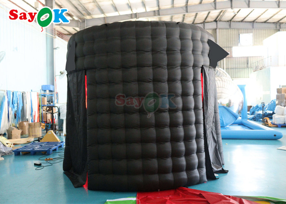 Portable Customized Air 360 Photo Booth Enclosure Inflatable Cube Backdrop Tent