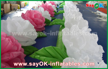 Color Change LED Inflatable flower Chain For wedding Decoration