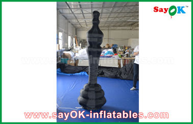 Black / White Oxford Cloth Custom Inflatable Products International Chess Draughts With CE/UL Blower