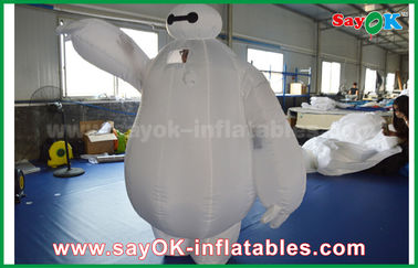 Advertising Inflatable Inflatable Baymax Mascot Costume / Inflatable Robot Baymax For Kids Amusement Park