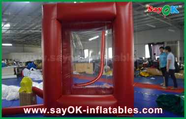 Clear Inflatable Tent 2x2 M Cash Grab Machine Inflatable Money Booth With PVC Material