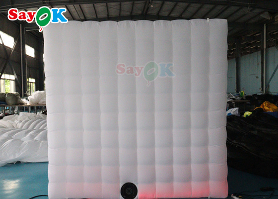 Giant White Inflatable Photo Booth LED Inflatable Tent For Advertising