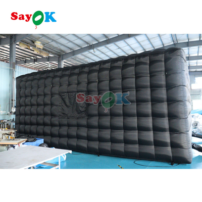 Portable LED Disco Lighting Mobile Night Club Tent Inflatable Cube Party Tent Inflatable Nightclub For Rent
