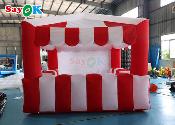 PVC Tarpaulin Inflatable Concession Booth Inflatable Kiosk Carnival Treat Shop