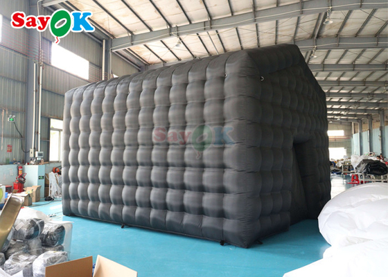 Black LED Music Bar Mobile Night Club Tent Commercial Inflatable Nightclub With Disco Light Inflatable Nightclub For Ren