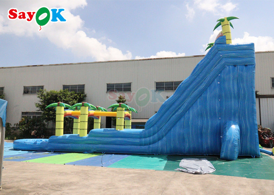 Inflatable Swimming Pool Slide Tropical Fiesta Breeze Commercial Inflatable Water Slide For Kids Adults