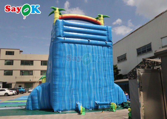 Inflatable Swimming Pool Slide Tropical Fiesta Breeze Commercial Inflatable Water Slide For Kids Adults