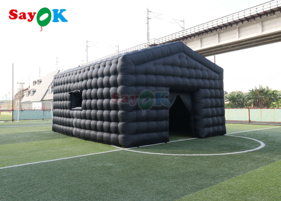Black Disco Inflatable Light Mobile Night Club Tent Portable Party Led Lighting For Inflatable Nightclub Rental