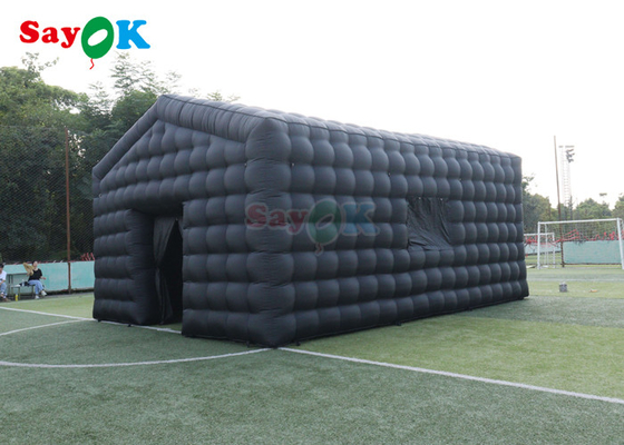 Black Disco Inflatable Light Mobile Night Club Tent Portable Party Led Lighting For Inflatable Nightclub Rental