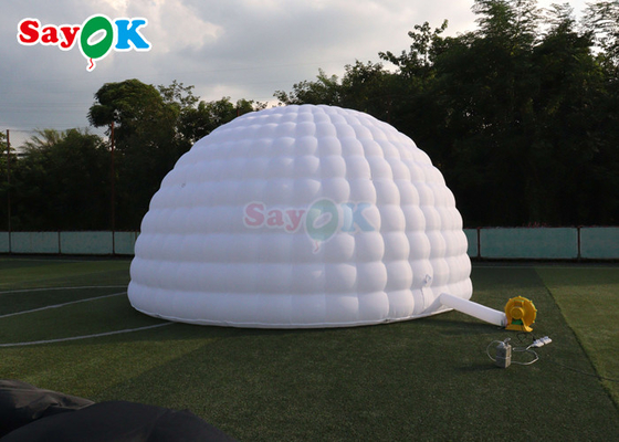 Custom Lighting Inflatable Air Tent Blow Up Igloo Dome Tent For Outdoor