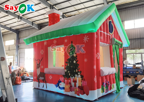 Oxford Cloth Giant Inflatable Christmas House Outdoor Camping Tent House