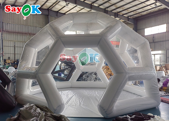 Football Shape Transparent Camping Tent Inflatable Bubble Soccer Dome Tent