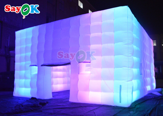 Commercial White Nightclub Party Inflatable Air Tent Large Inflatable Nightclub For Outdoor Events