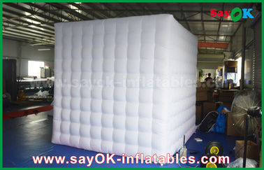 Inflatable Photo Studio Picture Painting Inflatable Photo Booth Tent 2.5m Full White Oxford Inflatable Cube