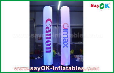 Advertising Inflatable Pillar Column Lighting Decoration With Logo Printing
