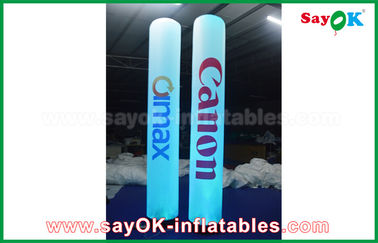 Advertising Inflatable Pillar Column Lighting Decoration With Logo Printing